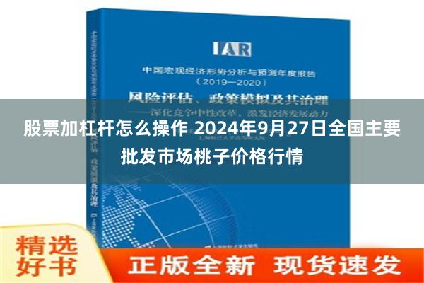 股票加杠杆怎么操作 2024年9月27日全国主要批发市场桃子价格行情