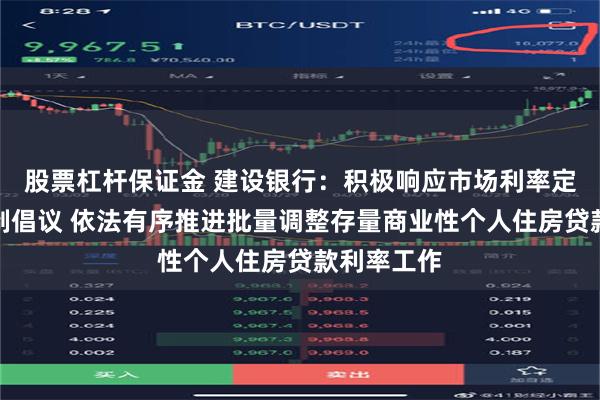 股票杠杆保证金 建设银行：积极响应市场利率定价自律机制倡议 依法有序推进批量调整存量商业性个人住房贷款利率工作