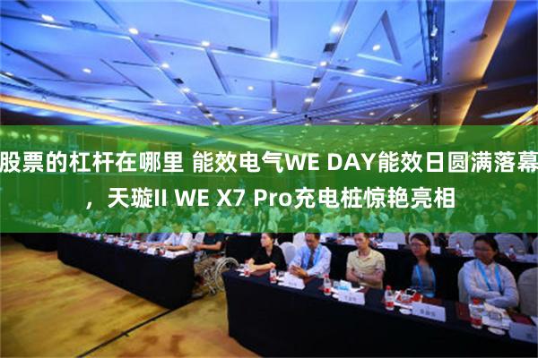 股票的杠杆在哪里 能效电气WE DAY能效日圆满落幕，天璇II WE X7 Pro充电桩惊艳亮相