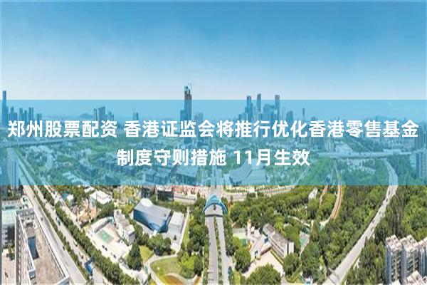 郑州股票配资 香港证监会将推行优化香港零售基金制度守则措施 11月生效
